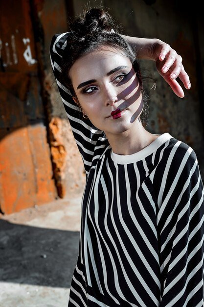 zebra-woman